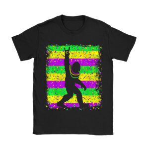 Bigfoot Mardi Gras Sasquatch Funny Men Kids Gift Tee T-Shirt