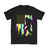 Bigfoot Mardi Gras Sasquatch Funny Men Kids Gift Tee T-Shirt