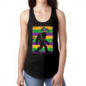 Bigfoot Mardi Gras Sasquatch Funny Men Kids Gift Tee Tank Top 1 1