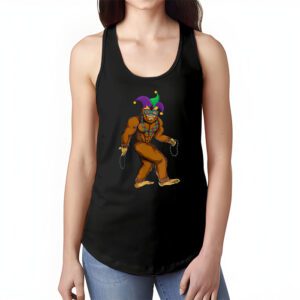 Bigfoot Mardi Gras Sasquatch Funny Men Kids Gift Tee Tank Top 1 3