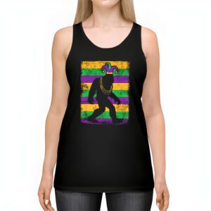 Bigfoot Mardi Gras Sasquatch Funny Men Kids Gift Tee Tank Top 2 1