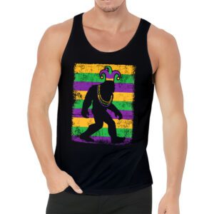 Bigfoot Mardi Gras Sasquatch Funny Men Kids Gift Tee Tank Top 3 1