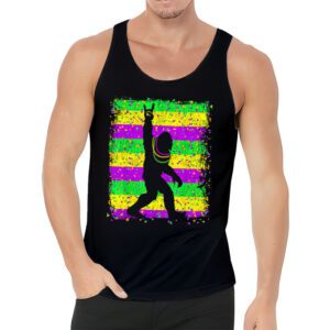 Bigfoot Mardi Gras Sasquatch Funny Men Kids Gift Tee Tank Top 3 2