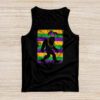Bigfoot Mardi Gras Sasquatch Funny Men Kids Gift Tee Tank Top
