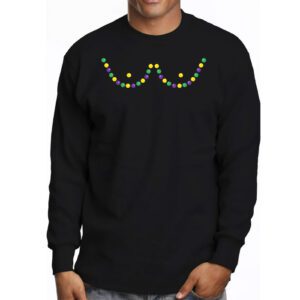 Boobshirt Mardi Gras 2024 Shirt Funny Beads Boobs Outline Longsleeve Tee 3 3