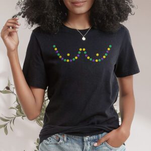 Boobshirt Mardi Gras 2024 Shirt Funny Beads Boobs Outline T Shirt 1 3