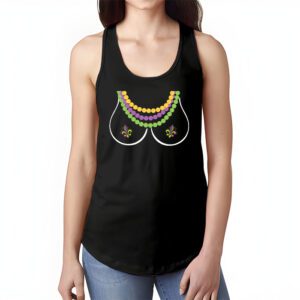 Boobshirt Mardi Gras 2024 Shirt Funny Beads Boobs Outline Tank Top 1 1