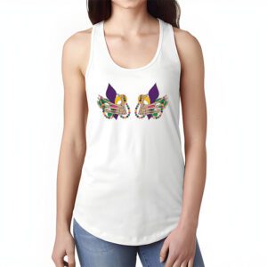 Boobshirt Mardi Gras 2024 Shirt Funny Beads Boobs Outline Tank Top 1 2