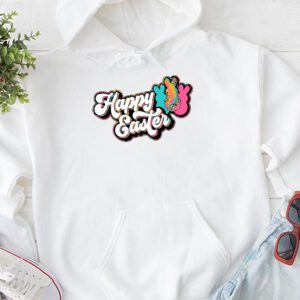 Bunny Pastel Spring Hunt Eggs Rabbit Happy Easter Day Outfit Hoodie 1 5