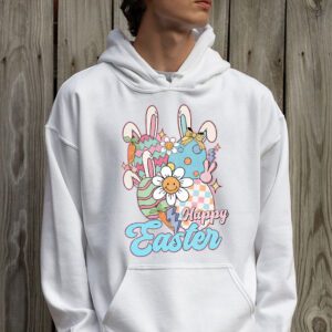 Bunny Pastel Spring Hunt Eggs Rabbit Happy Easter Day Outfit Hoodie 2 4