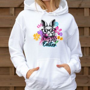 Bunny Pastel Spring Hunt Eggs Rabbit Happy Easter Day Outfit Hoodie 3 1