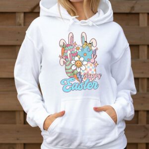Bunny Pastel Spring Hunt Eggs Rabbit Happy Easter Day Outfit Hoodie 3 4
