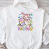 Bunny Pastel Spring Hunt Eggs Rabbit Happy Easter Day Outfit Hoodie