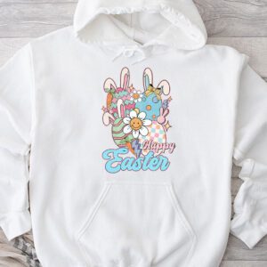 Bunny Pastel Spring Hunt Eggs Rabbit Happy Easter Day Outfit Hoodie