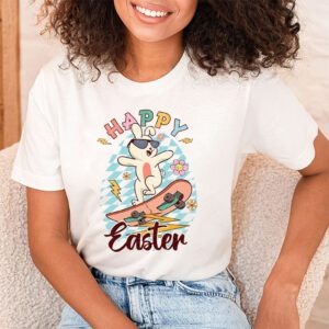 Bunny Pastel Spring Hunt Eggs Rabbit Happy Easter Day Outfit T Shirt 1 3