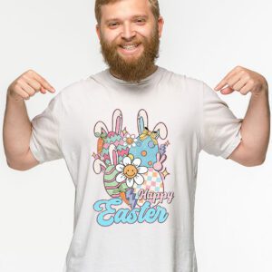 Bunny Pastel Spring Hunt Eggs Rabbit Happy Easter Day Outfit T Shirt 2 4
