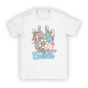 Bunny Pastel Spring Hunt Eggs Rabbit Happy Easter Day Outfit T-Shirt