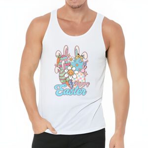 Bunny Pastel Spring Hunt Eggs Rabbit Happy Easter Day Outfit Tank Top 3 4