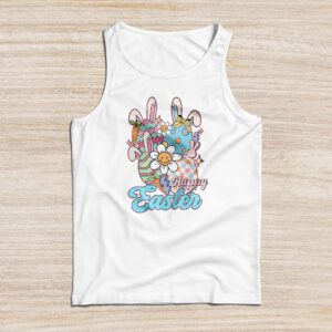 Bunny Pastel Spring Hunt Eggs Rabbit Happy Easter Day Outfit Tank Top