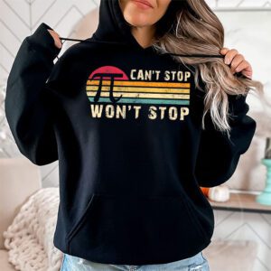 Cant Stop Pi Wont Stop Pi Day Vintage Retro Math Lover Hoodie 1 3