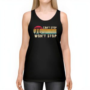 Cant Stop Pi Wont Stop Pi Day Vintage Retro Math Lover Tank Top 2 3