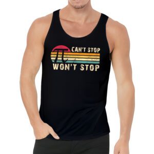 Cant Stop Pi Wont Stop Pi Day Vintage Retro Math Lover Tank Top 3 3