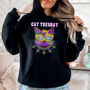 Cat Tuesday Mardi Gras Hoodie 1