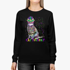 Cat Tuesday Mardi Gras Longsleeve Tee 2 1