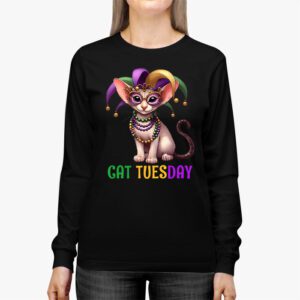 Cat Tuesday Mardi Gras Longsleeve Tee 2 2