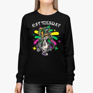 Cat Tuesday Mardi Gras Longsleeve Tee 2 3