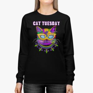 Cat Tuesday Mardi Gras Longsleeve Tee 2