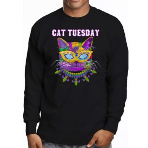 Cat Tuesday Mardi Gras Longsleeve Tee 3