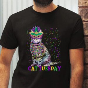 Cat Tuesday Mardi Gras T Shirt 2 1