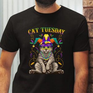 Cat Tuesday Mardi Gras T Shirt 2 4