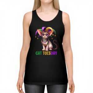 Cat Tuesday Mardi Gras Tank Top 2 2