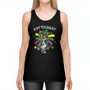 Cat Tuesday Mardi Gras Tank Top 2 3