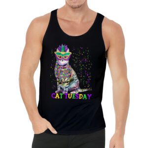 Cat Tuesday Mardi Gras Tank Top 3 1