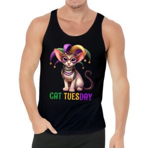 Cat Tuesday Mardi Gras Tank Top 3 2