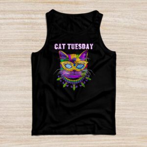 Cat Tuesday Mardi Gras Tank Top