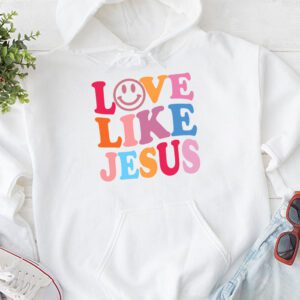 Christian Love Like Jesus Easter Day Womens Girls Kids Hoodie 1 4