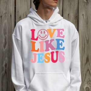 Christian Love Like Jesus Easter Day Womens Girls Kids Hoodie 2 4