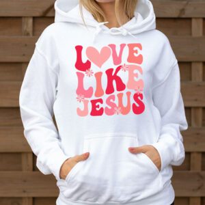 Christian Love Like Jesus Easter Day Womens Girls Kids Hoodie 3 4