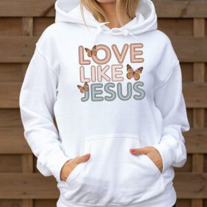 Christian Love Like Jesus Easter Day Womens Girls Kids Hoodie 3 5