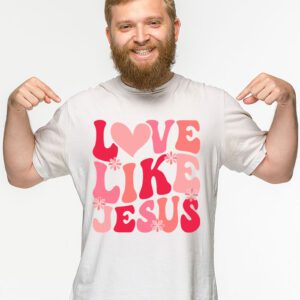 Christian Love Like Jesus Easter Day Womens Girls Kids T Shirt 2 5