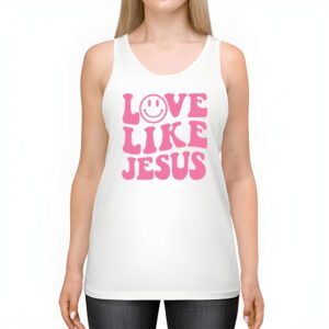 Christian Love Like Jesus Easter Day Womens Girls Kids Tank Top 2 1