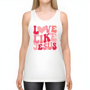 Christian Love Like Jesus Easter Day Womens Girls Kids Tank Top 2 5