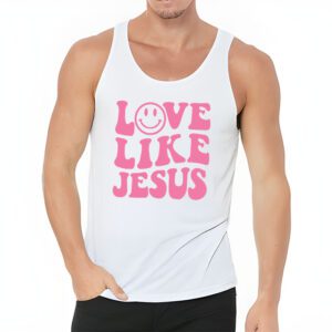 Christian Love Like Jesus Easter Day Womens Girls Kids Tank Top 3 1