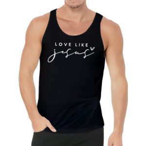 Christian Love Like Jesus Easter Day Womens Girls Kids Tank Top 3