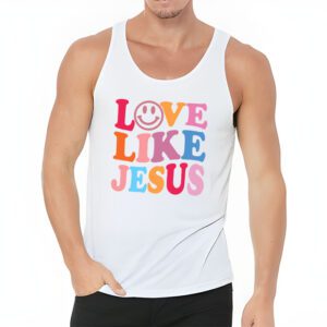 Christian Love Like Jesus Easter Day Womens Girls Kids Tank Top 3 4