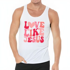 Christian Love Like Jesus Easter Day Womens Girls Kids Tank Top 3 5